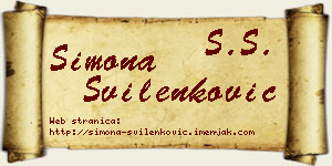 Simona Svilenković vizit kartica